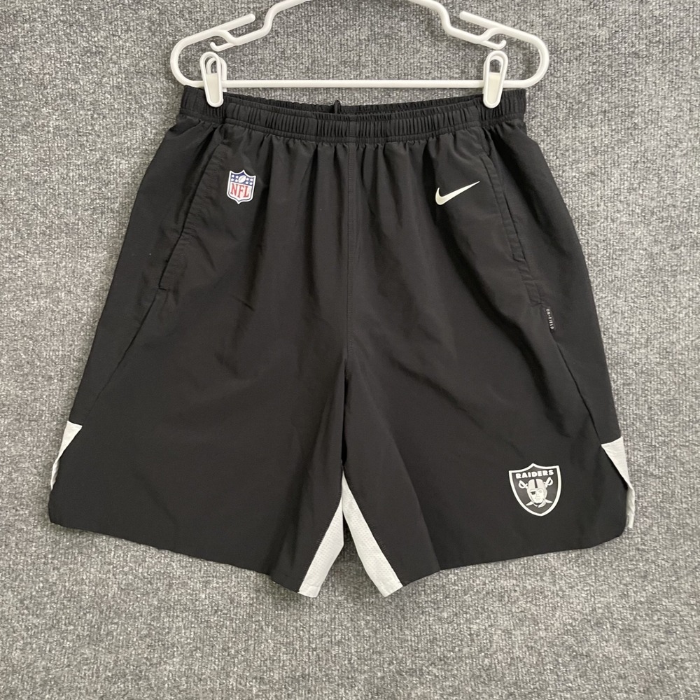 Nike Las Vegas Raiders Dry Victory Coach Shorts Mens XL Black NFL AO3860